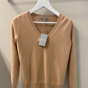 NWT Neiman Marcus Cashmere Sweater- Camel